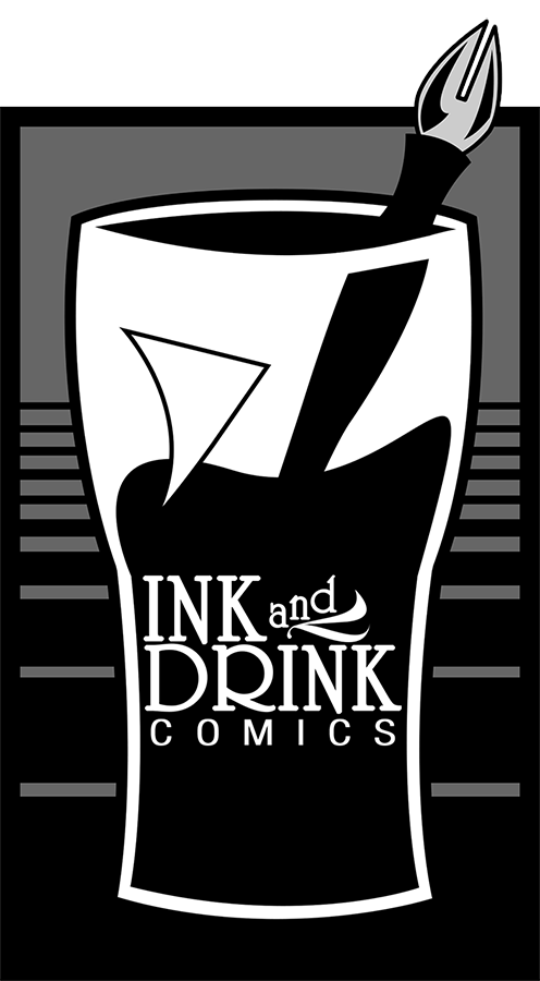 Ink and Drink Comics Logo