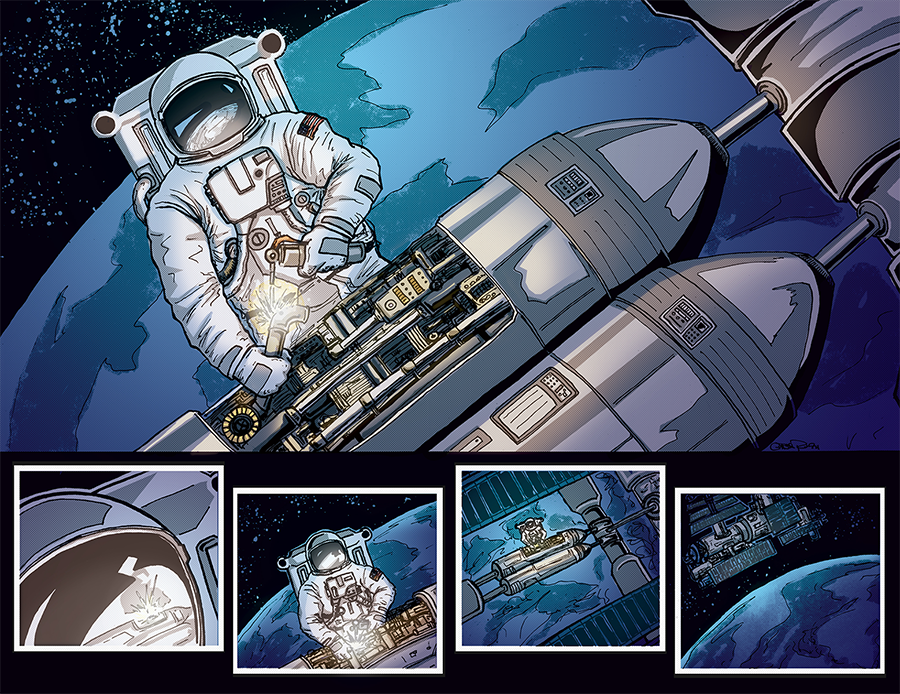 The Last Human in Space - Pages 2 & 3