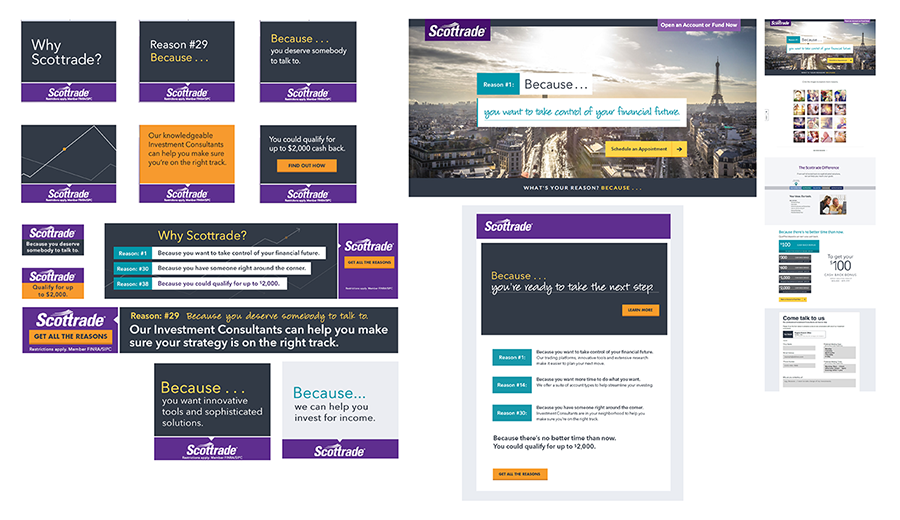 Scottrade Because Campaign Digital